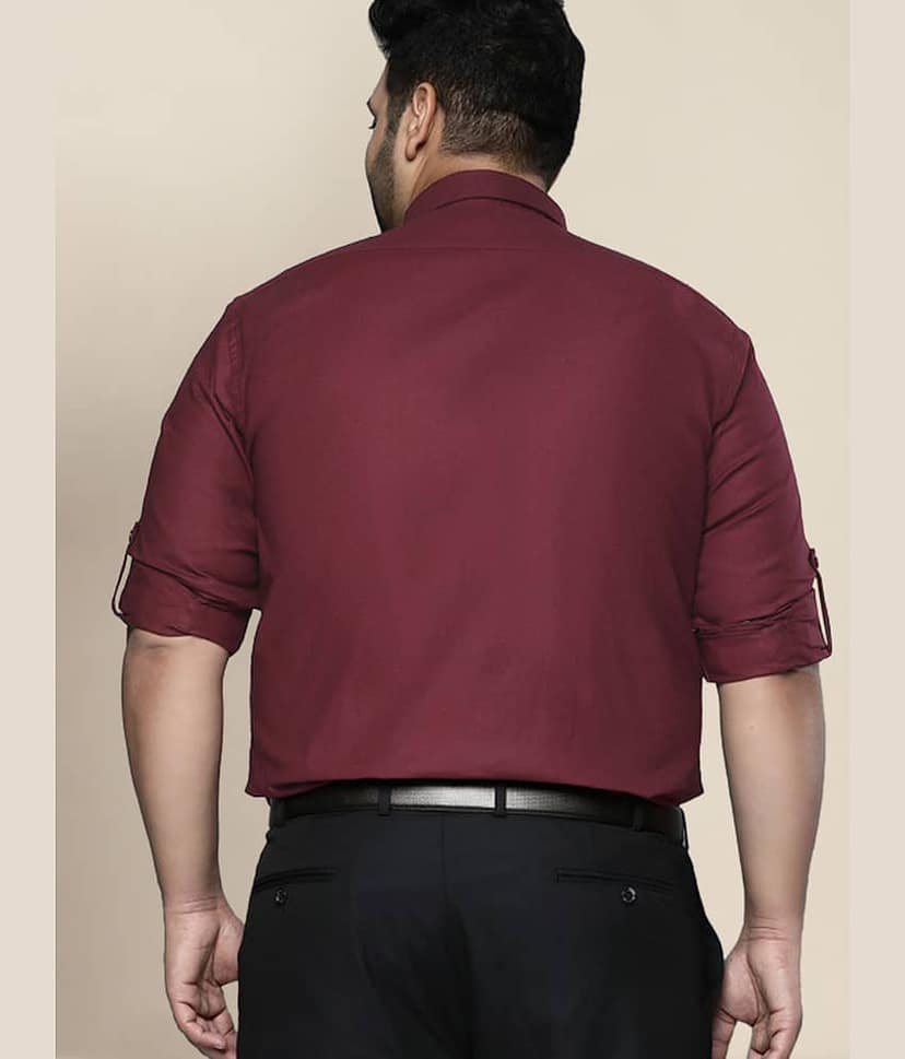 ADWYN PETER 100% Cotton Regular Fit Solids Full Sleeves Men's Casual Shirt - Black ( Pack of 1 ) view 2