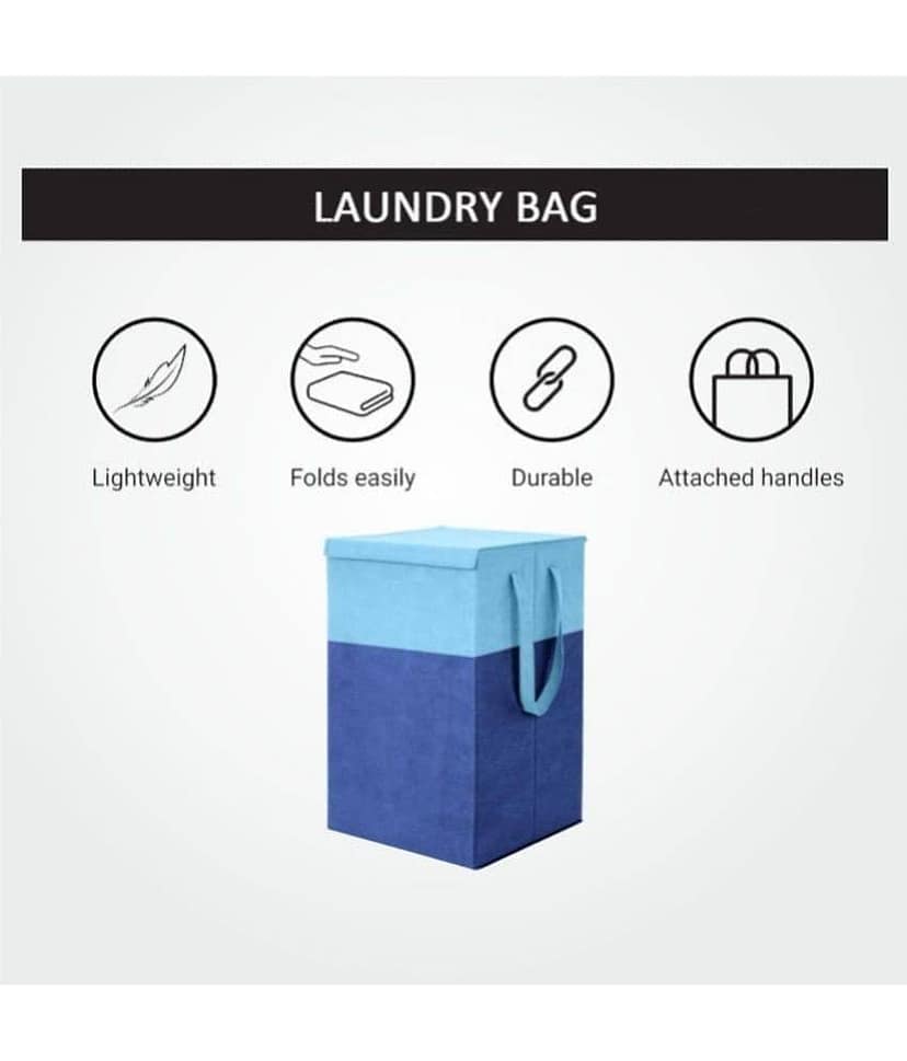 SH NASIMA - Blue Laundry Bag view 2
