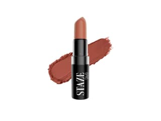 Staze 9to9 Velvet Kiss Lipstick, Matte + Intense Color Lipstick, 12H Long Stay, Moisturizing & Lightweight Formula - Brown Spice- 03