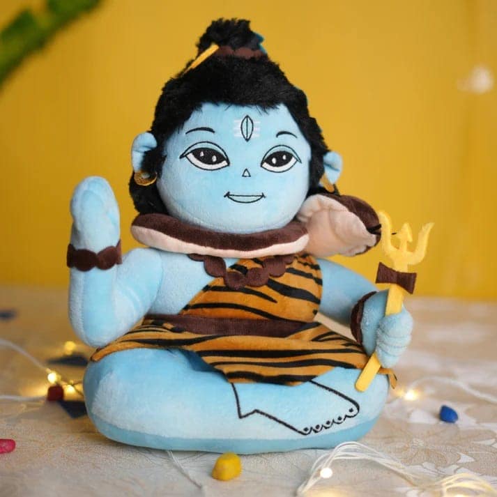 Panda's Box Mantra Chanting Baby Shiva (28 CM) | Musical Soft Plush Toy | Best Gift for Infants, Toddlers & Babies view 2