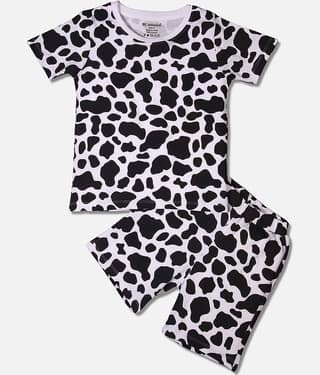 Be Awara Pack of 1 Boys Cotton T-Shirt & Shorts Set ( White )