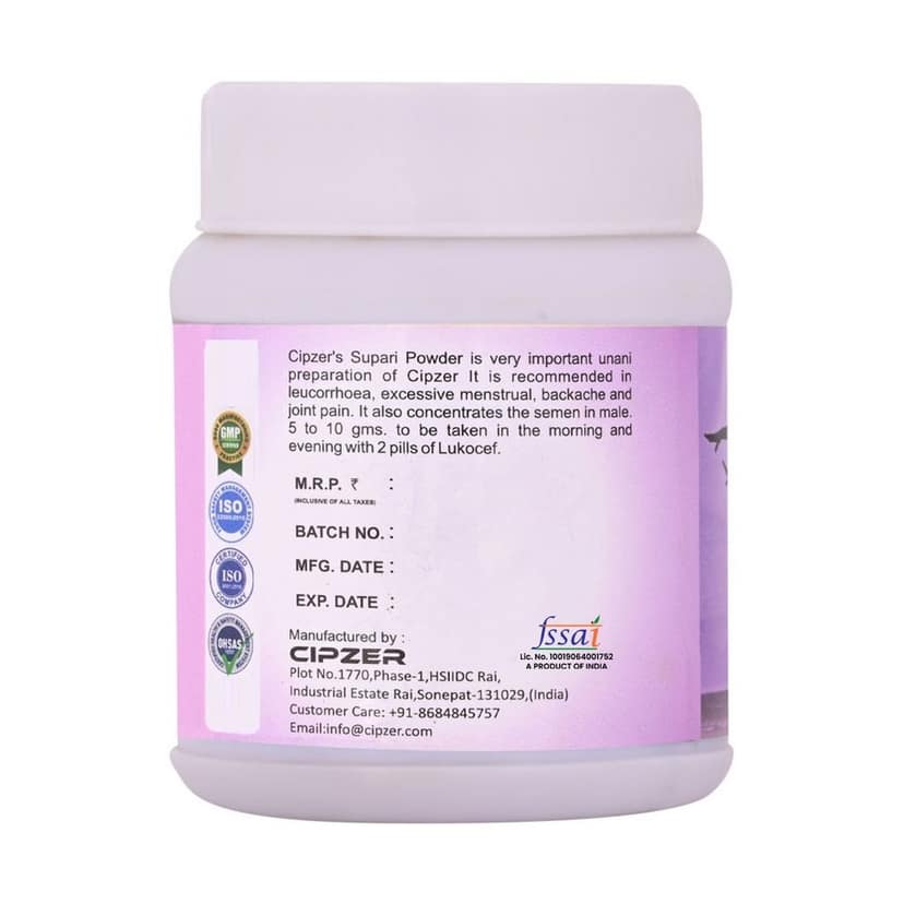 Cipzer Supari Powder (150gm): Ayurvedic Formula for Women's Wellness & Digestive Comfort view 2