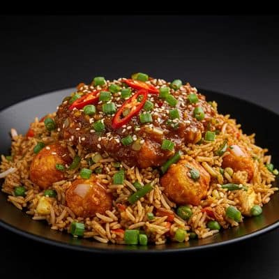 Veg Manchurian Rice