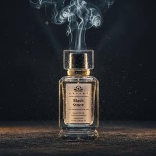 Essent Perfumes Black Stone Eau de Parfum (EDP) – Dark Woody Spicy Long Lasting Perfume – Unisex Fragrance