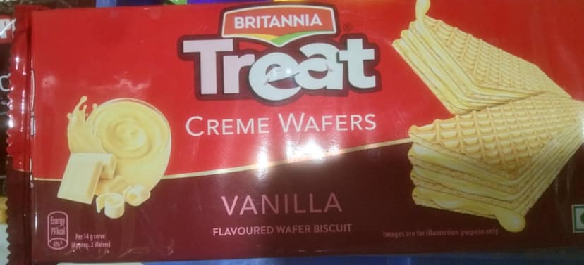 Britannia crm wafer vanila
