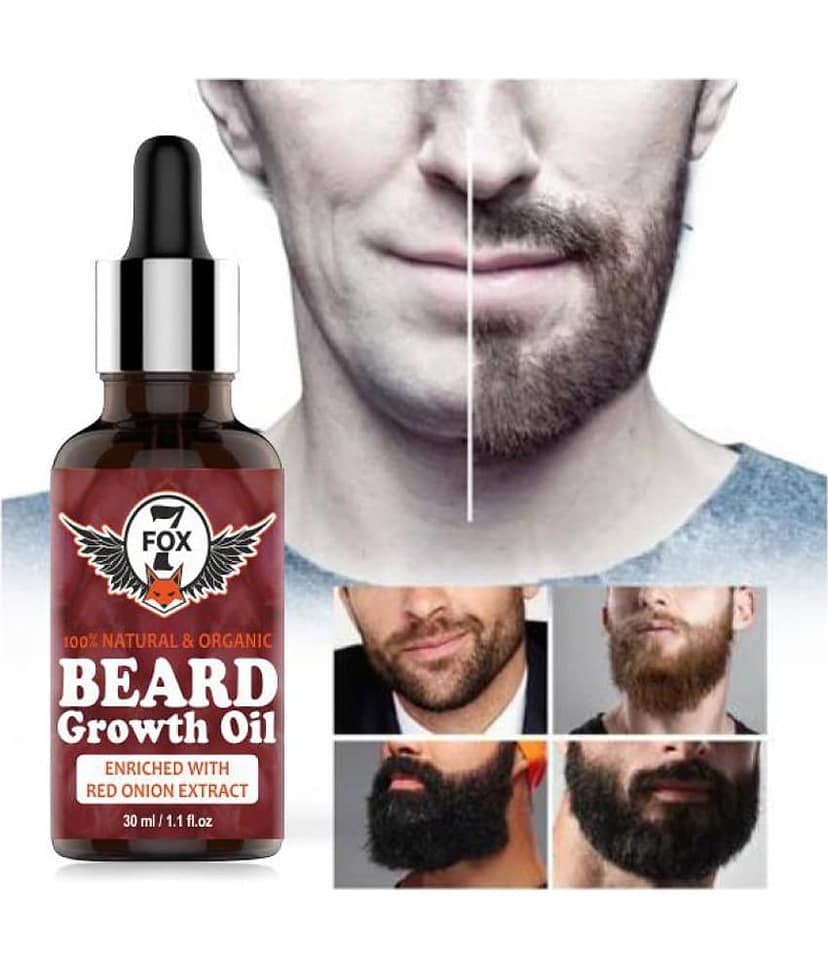 7 FOX Red ONION Beard Oil For Growth 30 ml