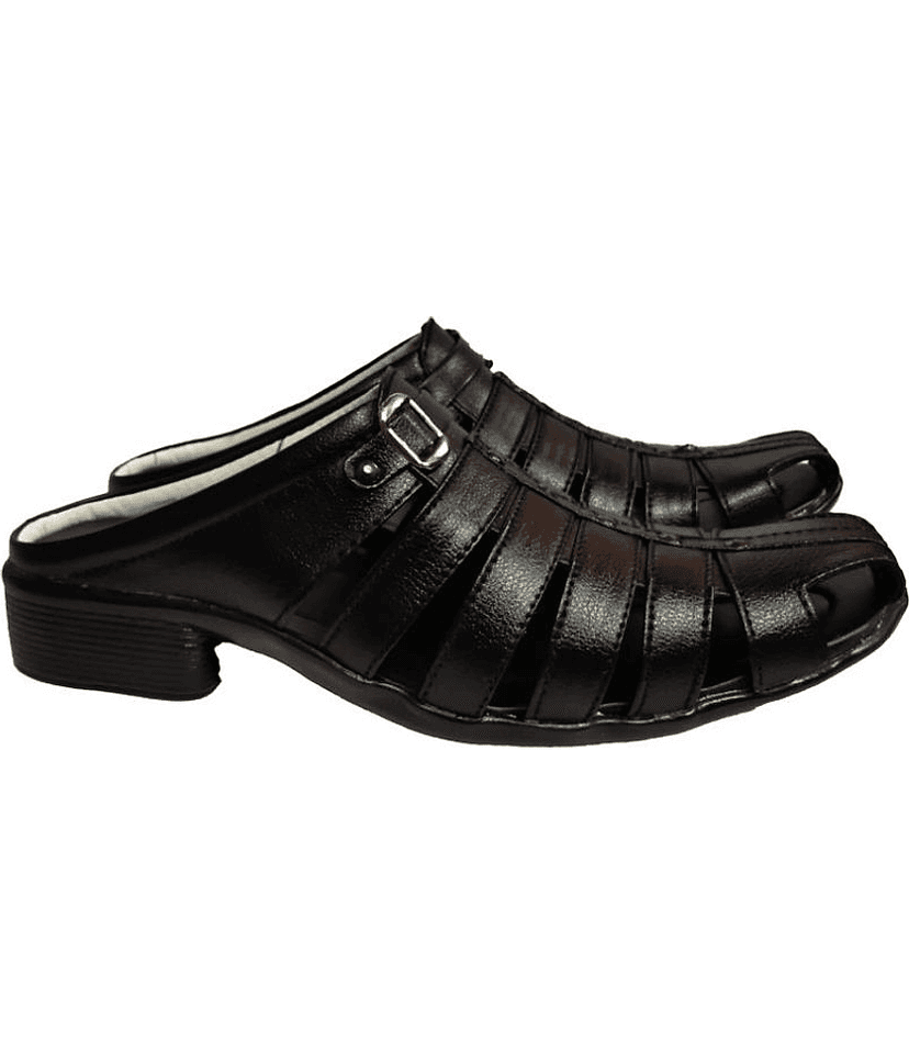 RAGE GAZE - Black Men's Sandals view 2