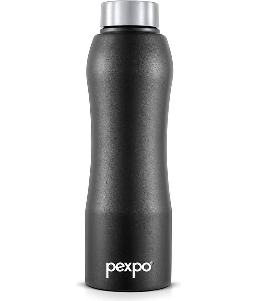 Pexpo Stainless Steel Fridge Water Bottle Blue Fridge Water Bottle 750 ml mL ( Set of 1 )