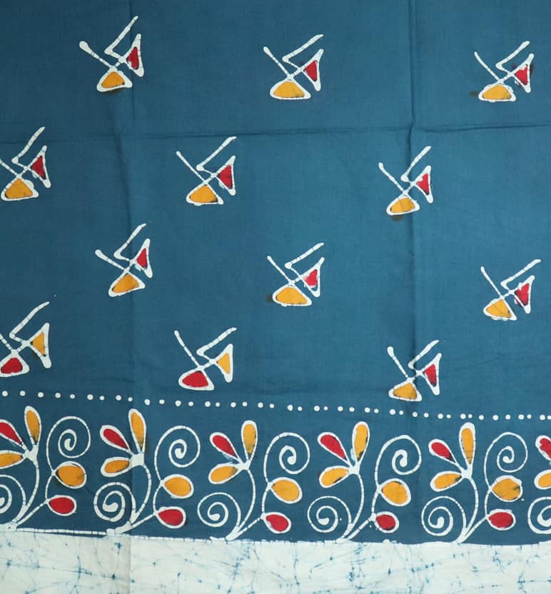 Handcrafted Cotton Batik Print 3-Piece Suit Set view 2