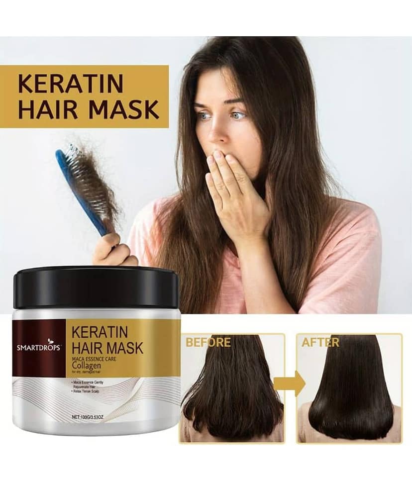 Smartdrops Anti Dandruff Hair Mask For Straight Hair ( Pack of 1 ) view 2