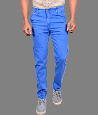 AGRAYYANA Regular Fit Basic Men's Jeans - Sea Blue ( Pack of 1 )
