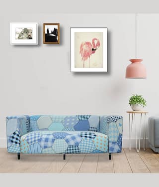 House Of Quirk 3 Seater Polyester Single Sofa Cover Set