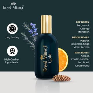 Royal Mirage Gold Eau De Cologne | Long-Lasting Fragrance | Everyday Elegance | Citrus, Spicy & Woody Notes | Affordable Luxury | Elegant & Sophisticated Scent | Unisex EDC | 200ml Royal Mirage Gold Eau De Cologne | Long-Lasting Fragrance | Everyday Eleg
