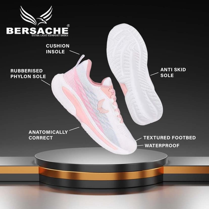 Bersache Premium Sports ,walking,Gym,cricket, Trending Running Shoes For Women's view 5