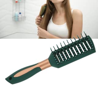Premium Quality Vented Hair Brush for blow Styling All Hair Types Green