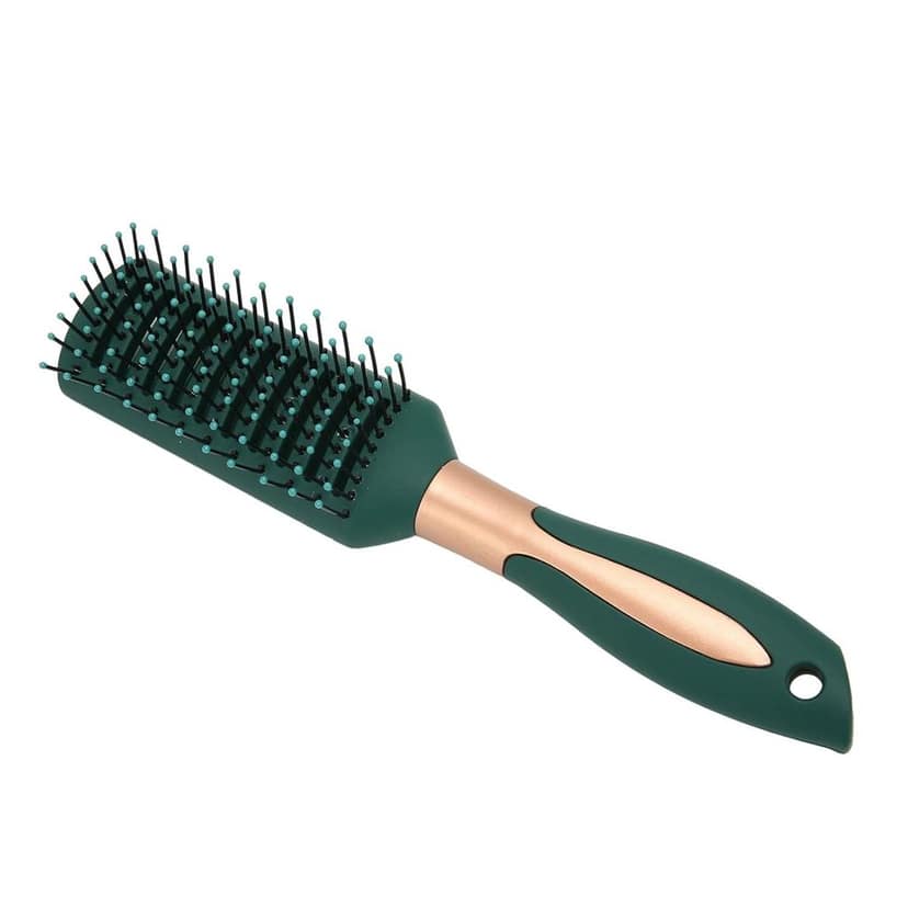 Premium Quality Vented Hair Brush for blow Styling All Hair Types Green view 3