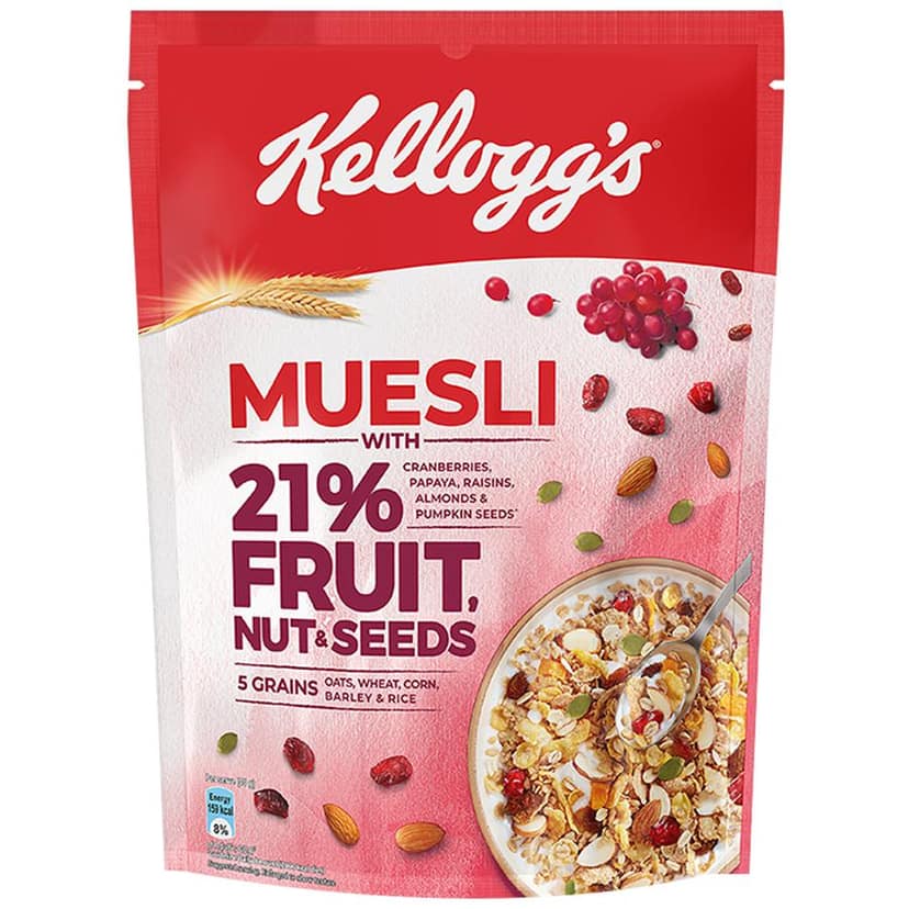 Kelloggs Muesli 21 Fruit Nut Seeds