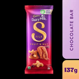Cadbury Dairy Milk Silk Fruit & Nut Chocolate Bar, 137 G