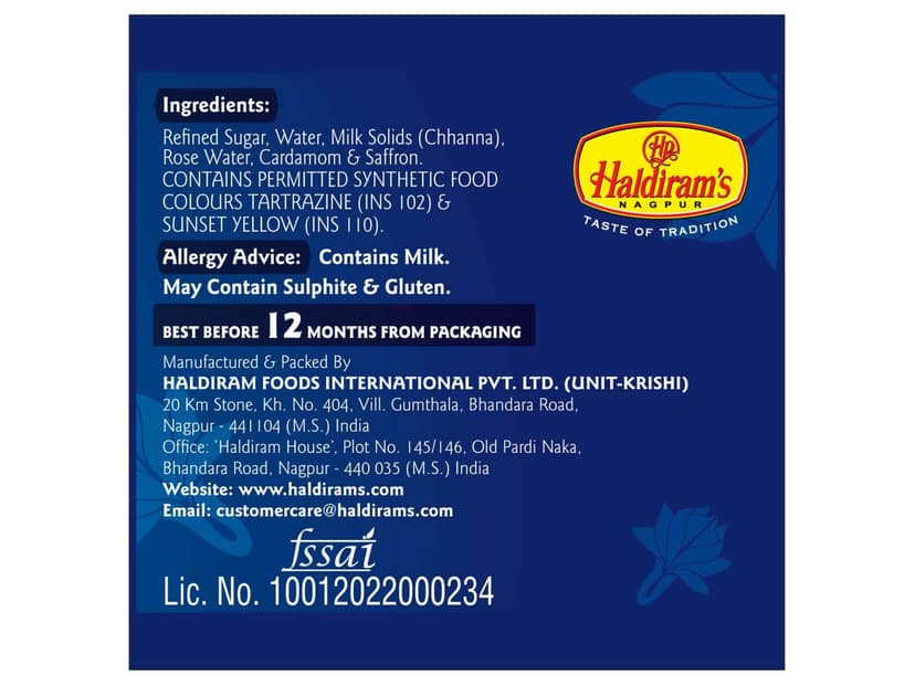 Haldiram's Rajbhog Tin Sweets - 1 Kg view 4