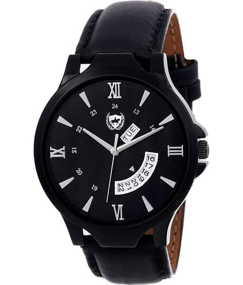 Om Collection omlt-1 Leather Analog Men's Watch