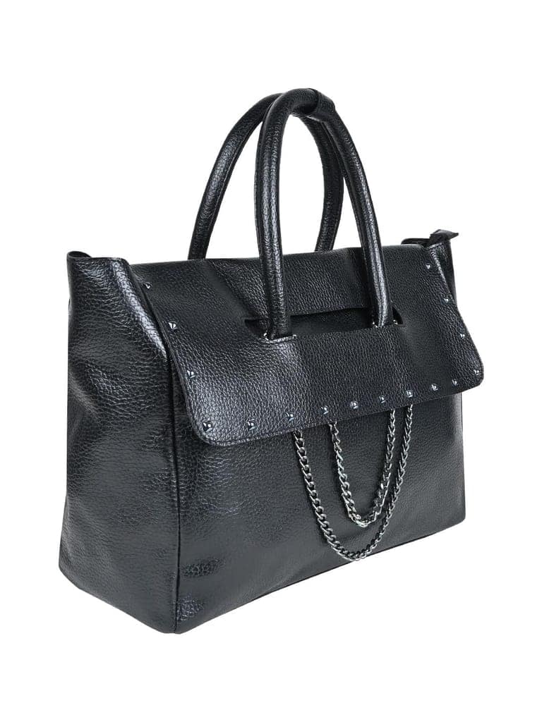 Vdesi Black Metal Chain Handbag view 2