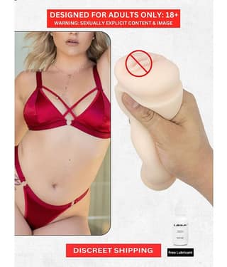AIRTECH Fleshlight Masturbator Real Feel Handjob Toy For Men | Male Stroker Mini Cup Masturbator Sex Toy For Men