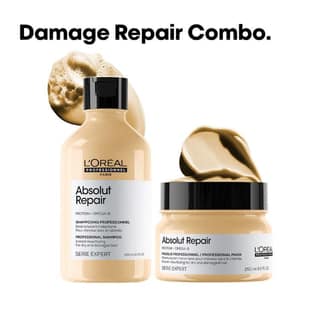 Loreal Professionnel Absolut Repair Shampoo & Hair Mask Combo, Serie Expert
