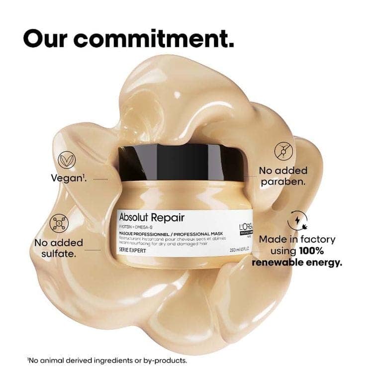 Loreal Professionnel Absolut Repair Shampoo & Hair Mask Combo, Serie Expert view 5