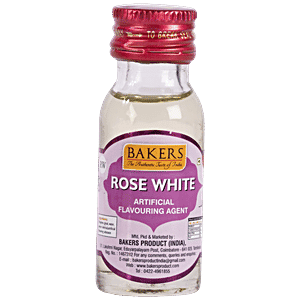 BAKERS Essence Rose White - Artificial Flavoring Agent, 20 ml