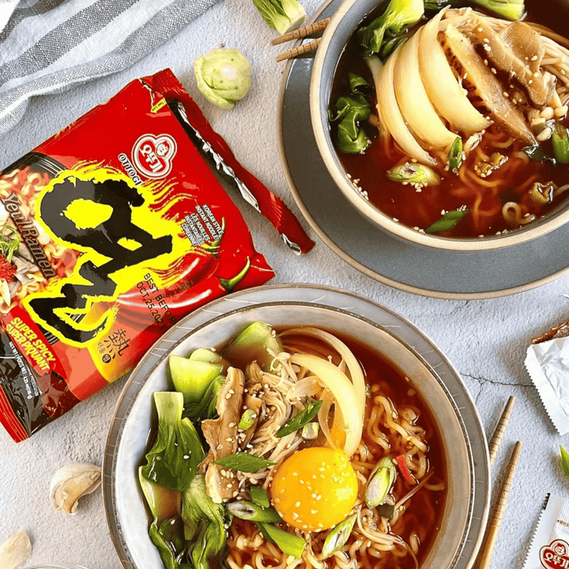 Ottogi Yeul Ramen Super Spicy Traditional Korean Style Instant Ramen Noodles, Extreme Super Hot Ramen 120g, Pack Of 2, The Product Of Korea (Imported) view 4