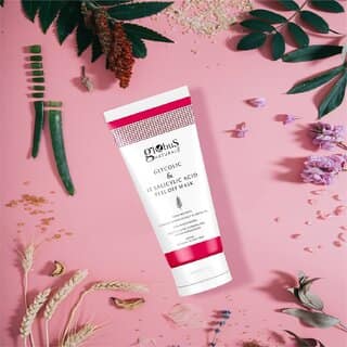 Globus Naturals Glycolic & 1% Salicylic Acid Anti Acne Peel Off Mask, For Oily & Acne Prone Skin, Natural & Ayurvedic Formula, Chemical Free, Cruelty Free, 100 gms view 2
