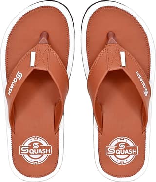 Squash Brown Men's Thong Flip Flop