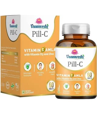 Vaamveda Vitamin C Tablets for Immunity Face Skin Supplements