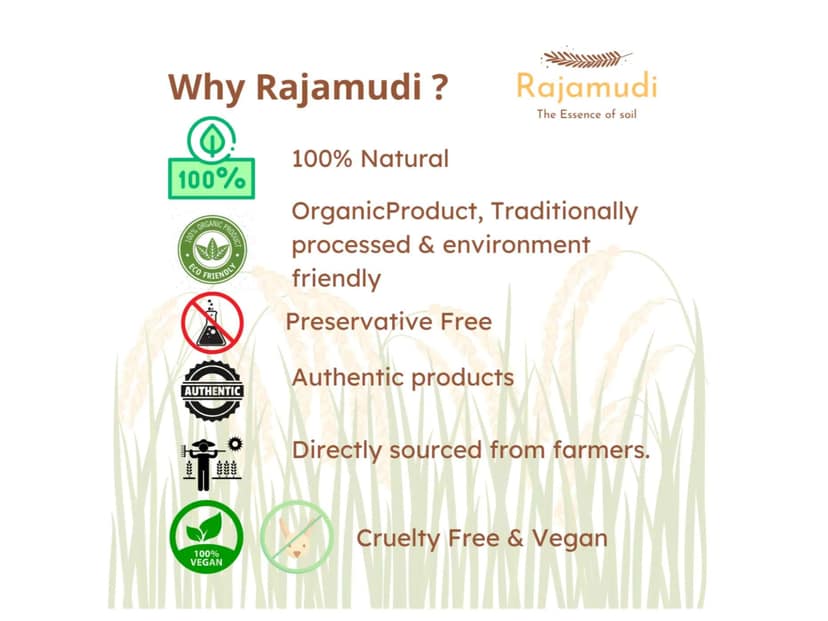 Rajamudi Organics Organic Sharbati Wheat Flour - 5 Kilogram view 4