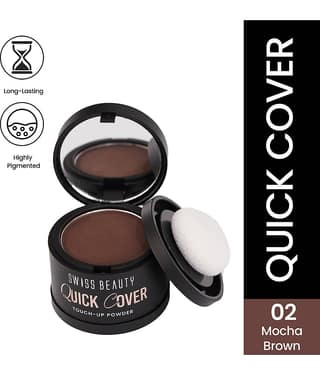 Swiss Beauty Quick Cover Touch-Up Powder , 4 g , Mocha Brown