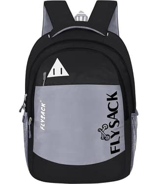 FLYSACK Black PU Backpack ( 30 Ltrs )