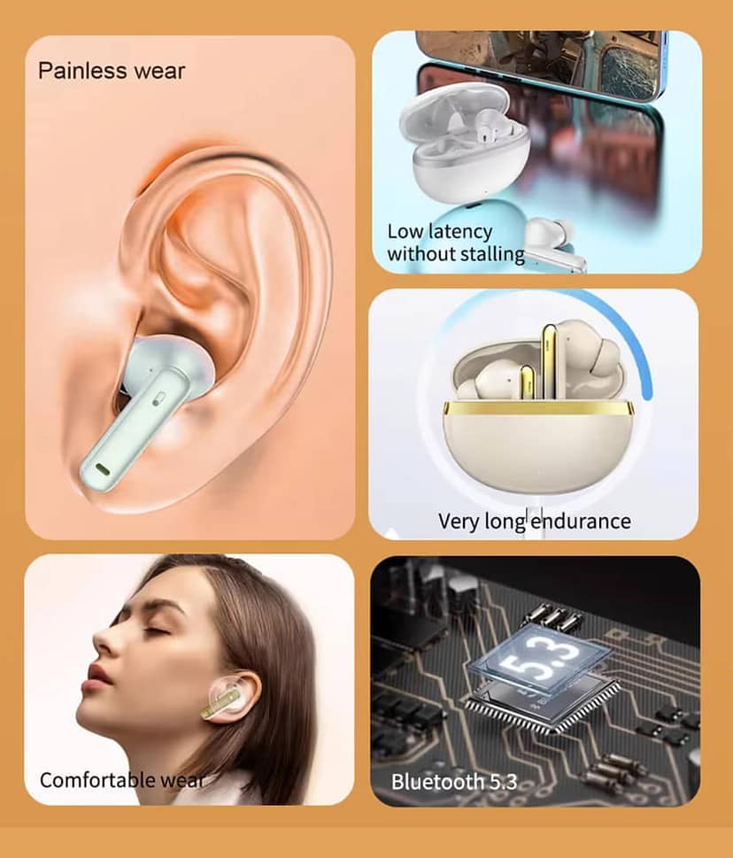 COREGENIX Q1 Lite Truly Wireless Earbuds TWS | ENC & High Bass | Upto 48 Hrs Playtime | Bluetooth V5.4 | Quad Mics with AI-ENC | 40ms Low Latency Gaming | Gaming Beast for Android & iOS view 2