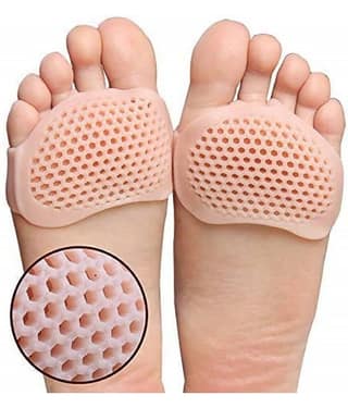 GKBOSS Cotton Silicone Gel Half Toe Sleeve