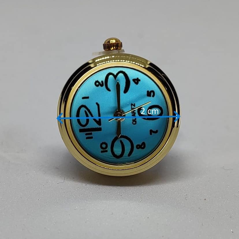 YAKH Chic Designer Gold Ring Watch view 2