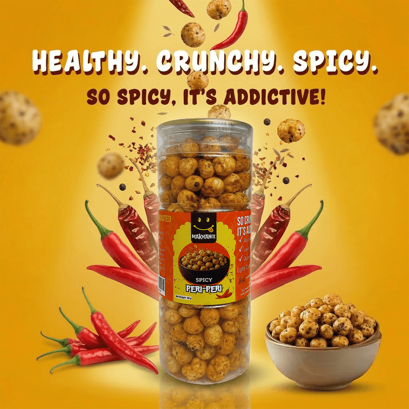 Peri Peri Flavoured Makhana (90g) view 3
