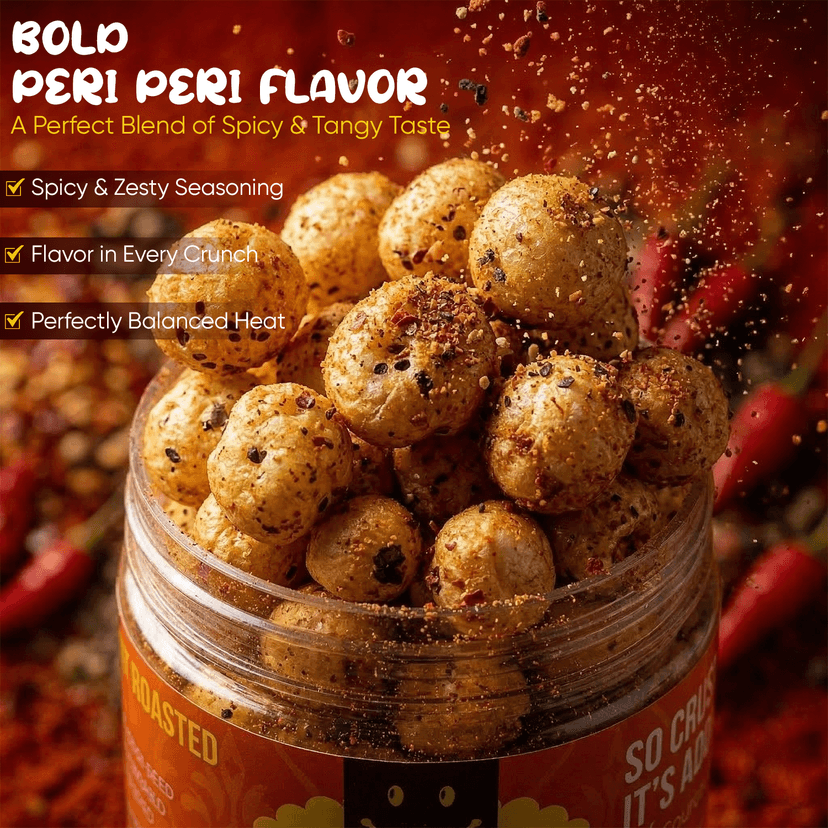 Peri Peri Flavoured Makhana (90g) view 4