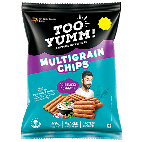 Too Yumm! Multigrain Chips - Dahi Papdi Chaat, 25 g