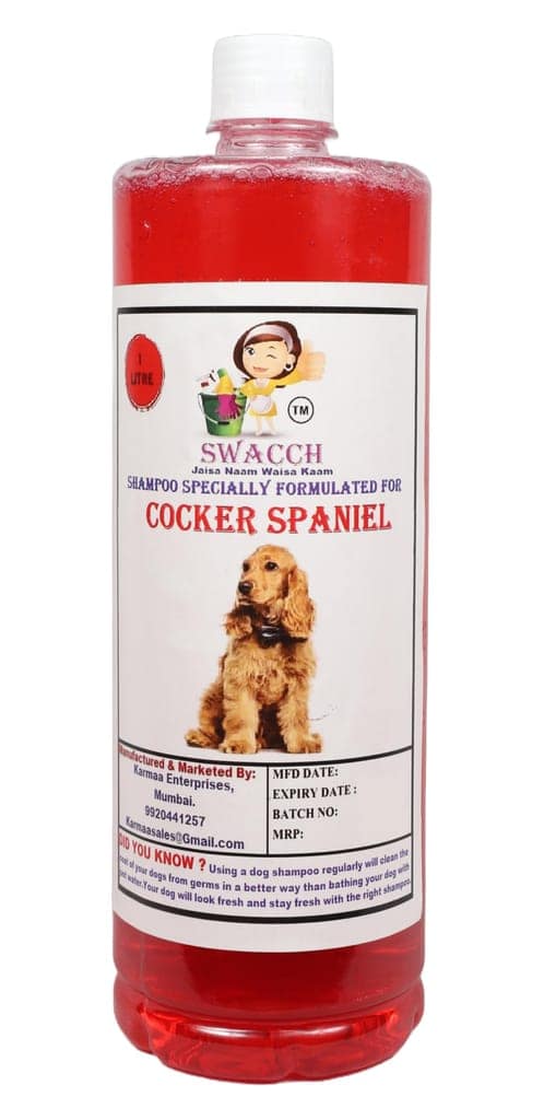 Swacch Shampoo Specially Formulated for Cocker Spaniel (1 Litre) Strawberry view 2