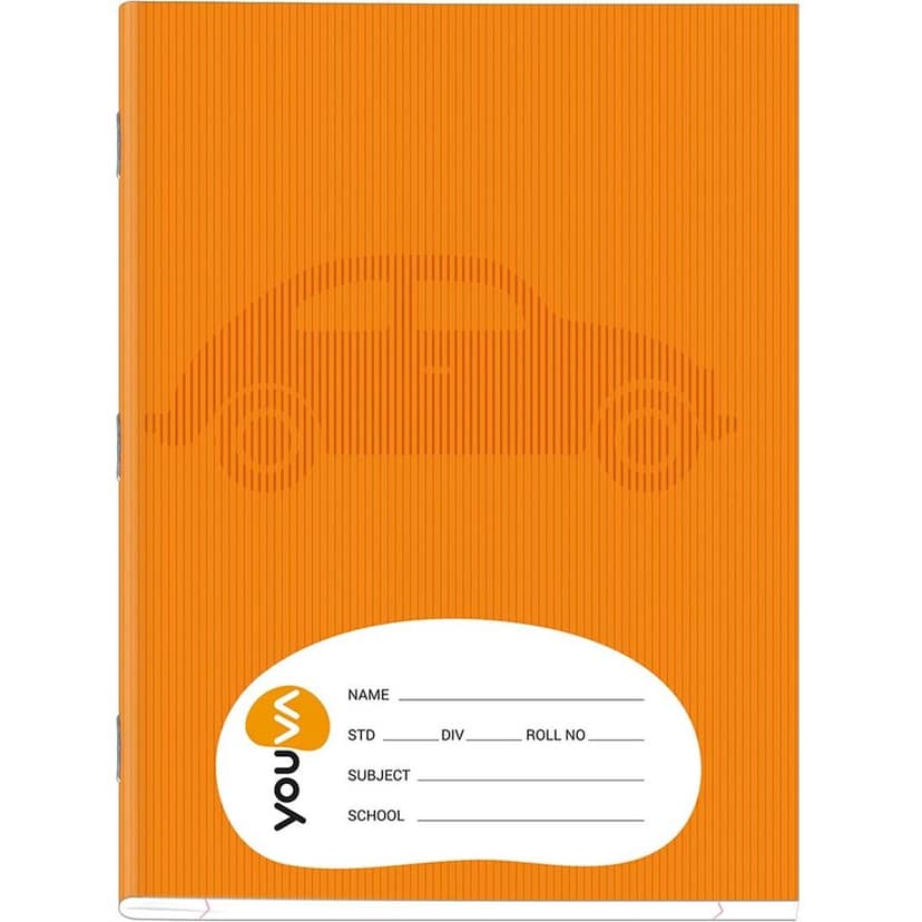 Navneet Youva | Brown Soft Bound Notebook | Jumbo Size 18 cm x 24 cm | Double Line | 120 Pages| Pack of 12,23841 view 2