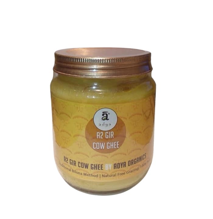 Adya Organic A2 Gir Cow Ghee -500gm