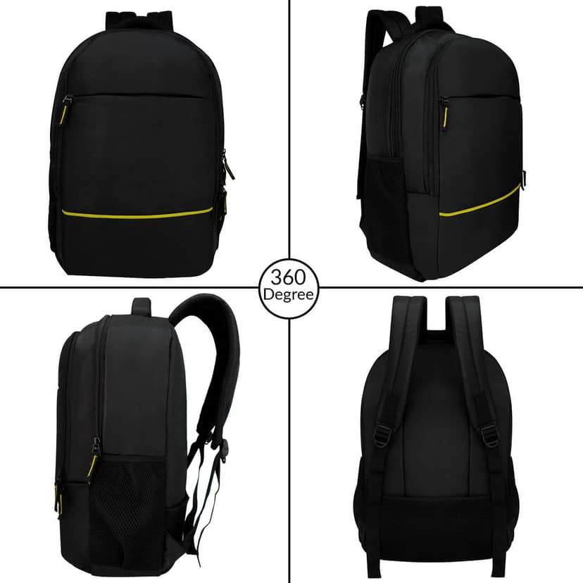 LOOKMUSTER Laptop Backpack/?Office Bag with Laptop Paded/Collage Bag For Boy's&Girls __Color-Yellow view 5