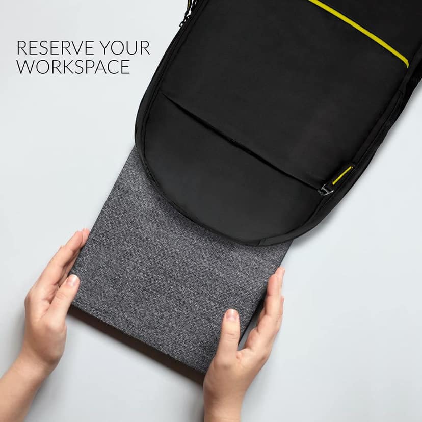 LOOKMUSTER Laptop Backpack/?Office Bag with Laptop Paded/Collage Bag For Boy's&Girls __Color-Yellow view 7