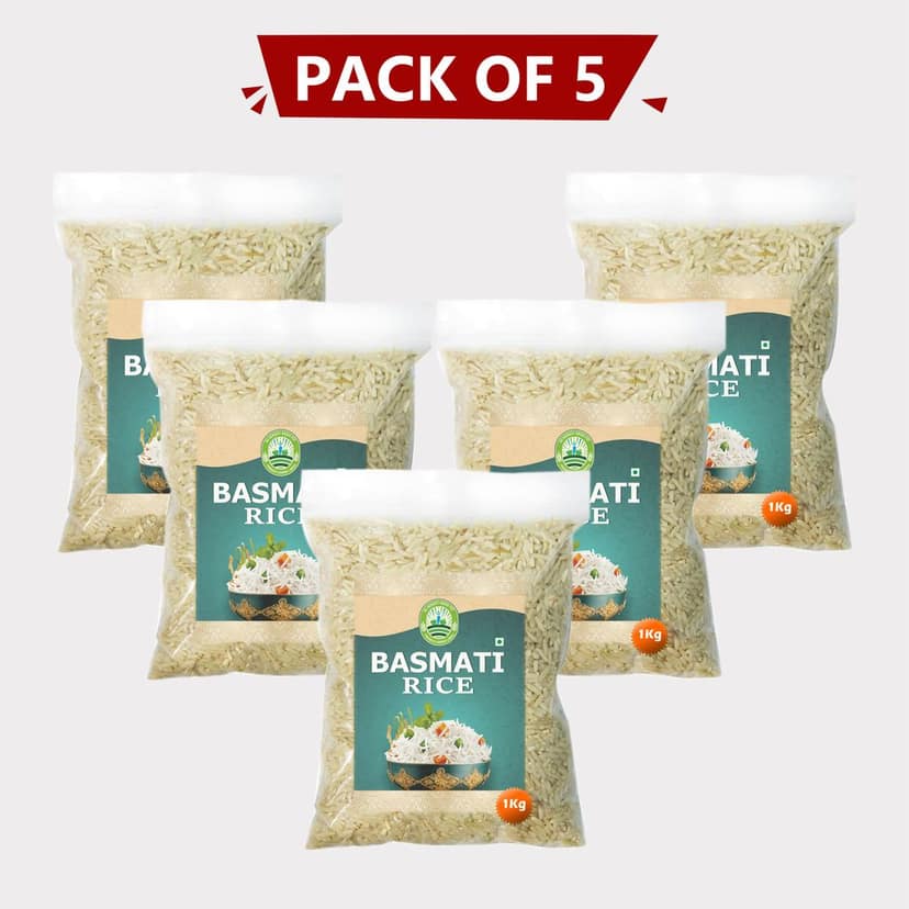 Basamti Rice - 1 kg (pack of 5)
