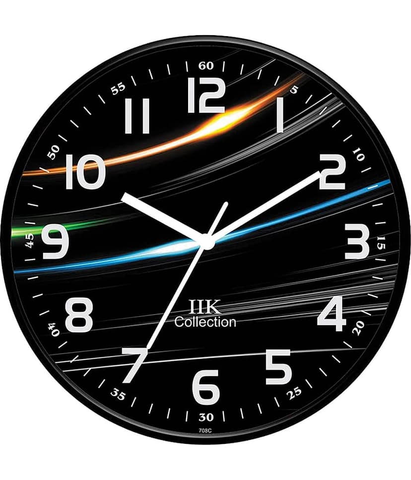IIK COLLECTION - Circular Analog Wall Clock