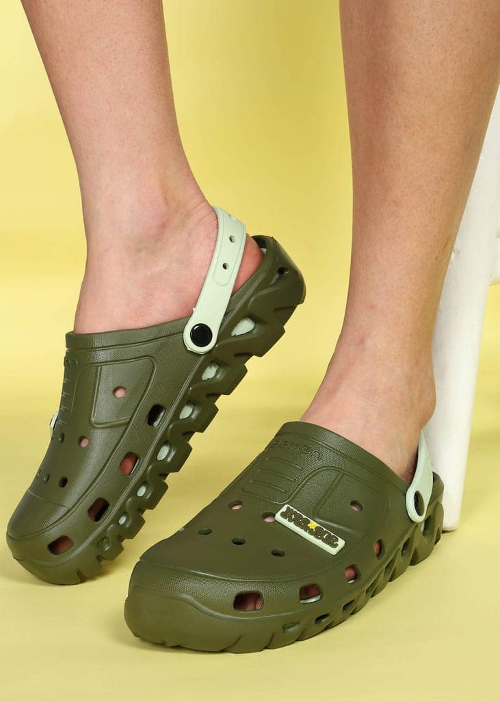 Paragon Men's Slip-on Pastel Green Sandals for Men | Comfortable Sole & Durable view 7